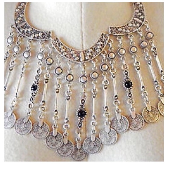 Free People Crescent charms necklace, NWT - Picture 2 of 2