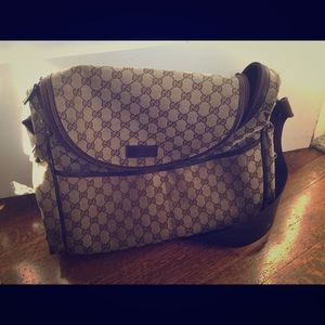 Gucci diaper bag