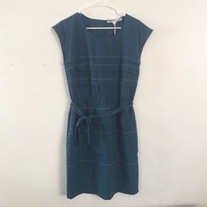 Chic Teal Brooklyn Industries Tiered Dress