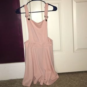 Vintage backless overall dress