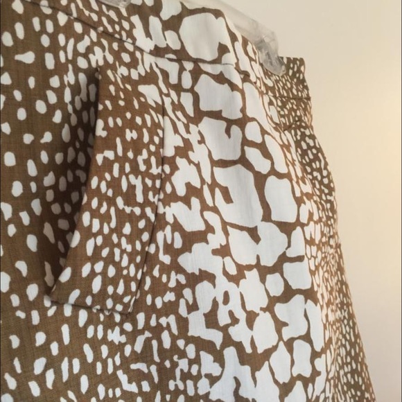 Sz 0 Like New J. Crew Python Print Skirt - Picture 3 of 4