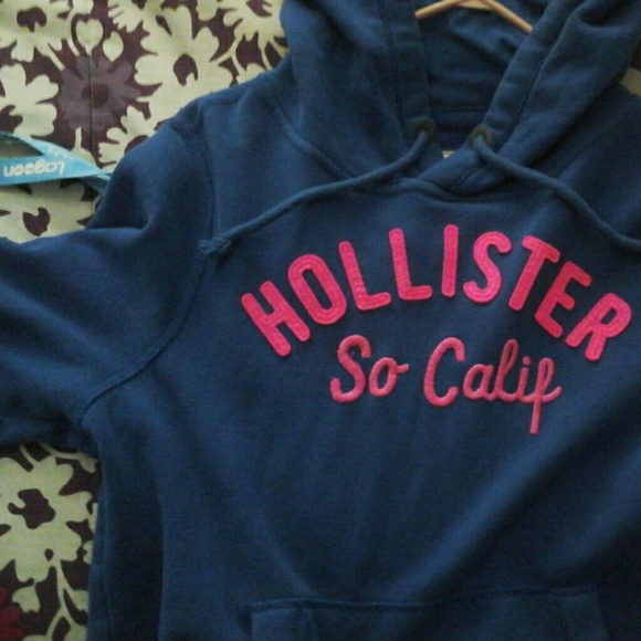 Blue Hollister Hoodie