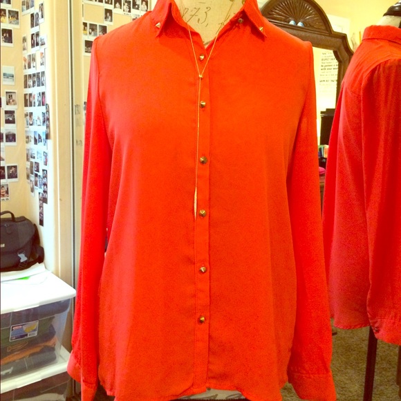 Orange Blouse