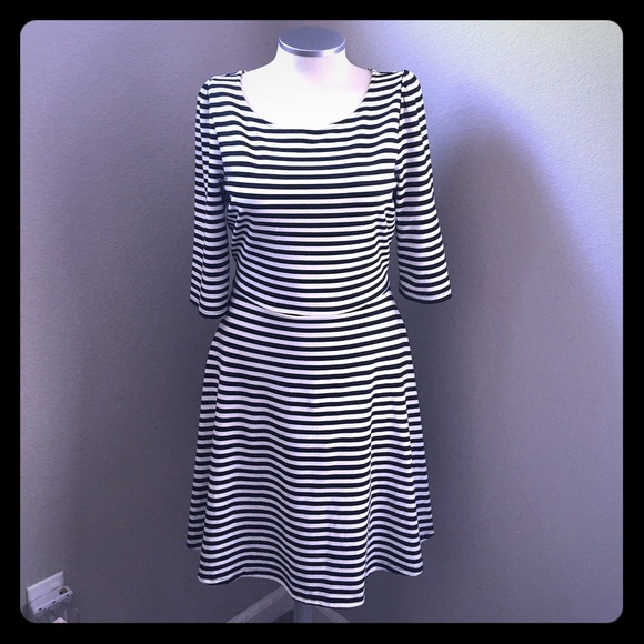 Pixley Dresses & Skirts - B&W striped girly girl dress
