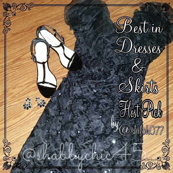 *SALE*HP*Sequined lace and ribbon Prom/Party dress - Picture 1 of 4