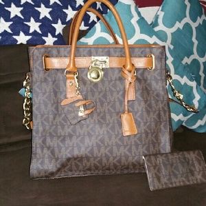 MK purse and checkbook holder