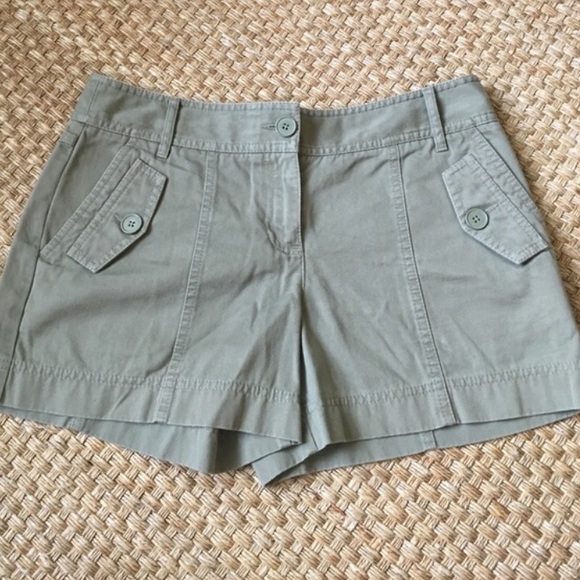 LOFT Green Shorts