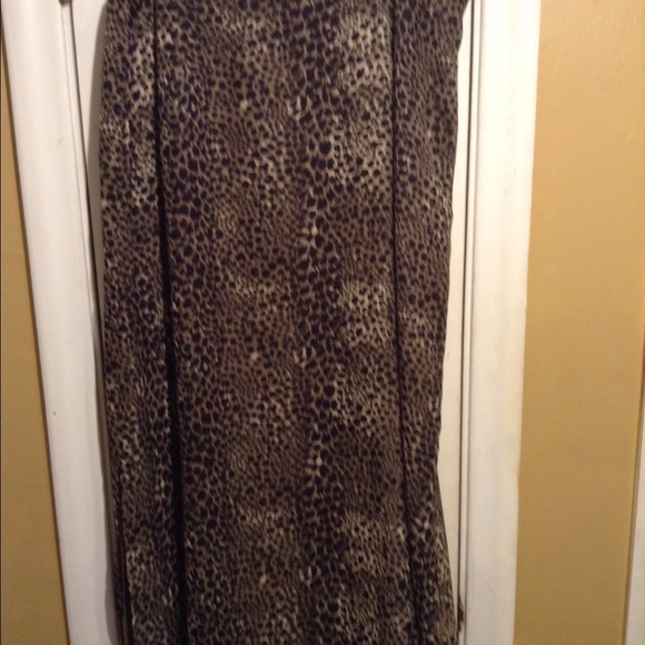 Animal print skirt