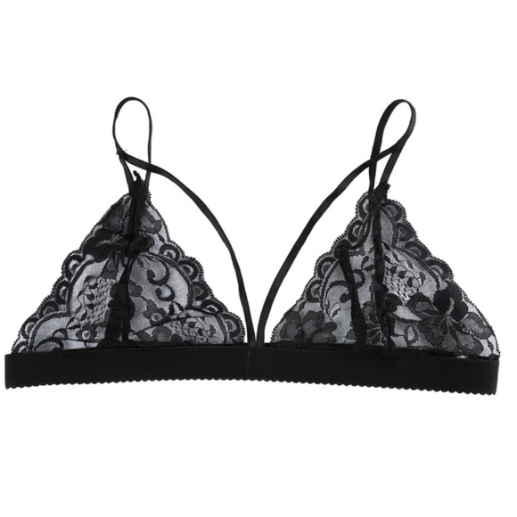 PINK Victoria's Secret Other - Becca Lace Bralette Black