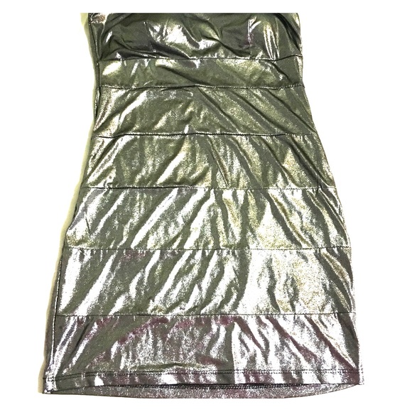 NWT Metallic Tube dress