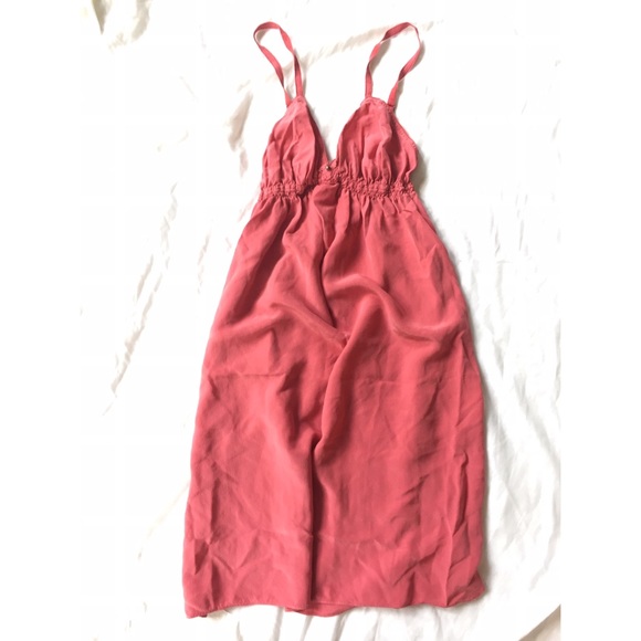Victoria's Secret Silk Coral Slip