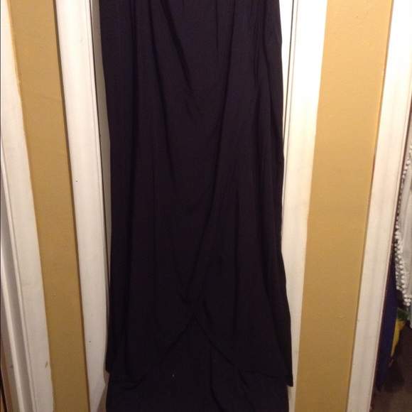 Long black skirt