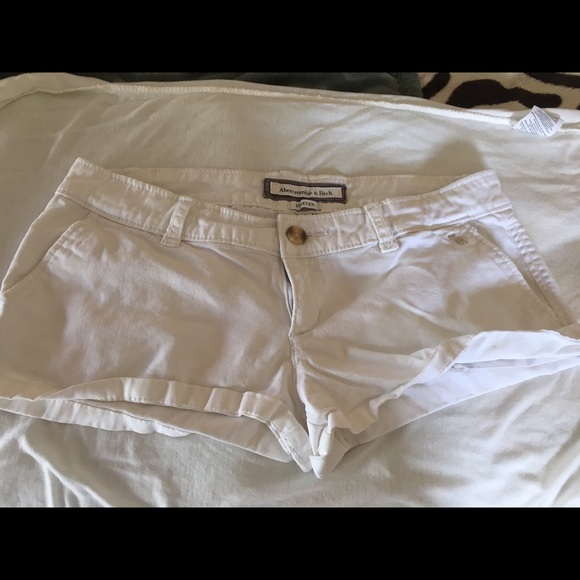Abercrombie white shorts