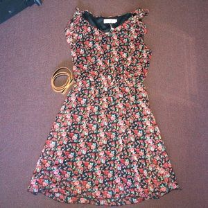 Red Floral Dress