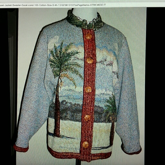 Paul Brent For Scene Weaver Jacket /sweater.