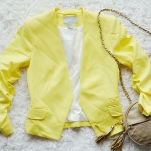 Yellow H&M blazer