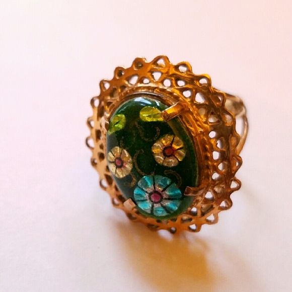 Gold Flower Ring