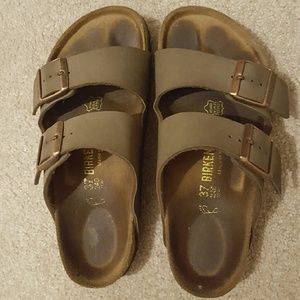 Arizona Mocha Birkibuc Birkenstocks