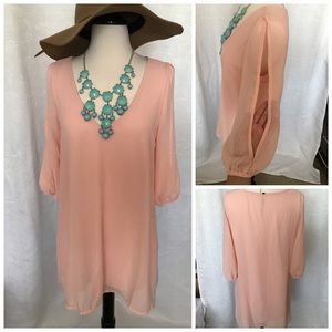 Dusty Pink Flowy Dress
