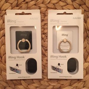 Set of 2 New In Box iRing and iRing Hook sets.