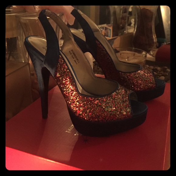 Sold!! Blue Sparkly Pumps