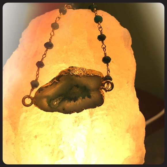 Handmade natural crystal necklace