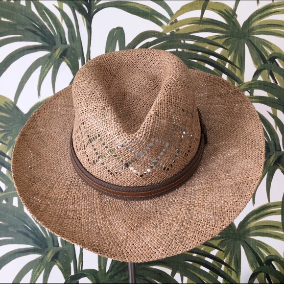 Woven cowboy hat