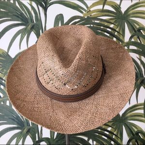 Woven cowboy hat
