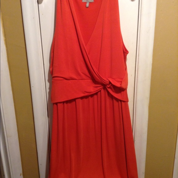 Orange dress