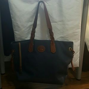 Navy blue Dooney and Bourke
