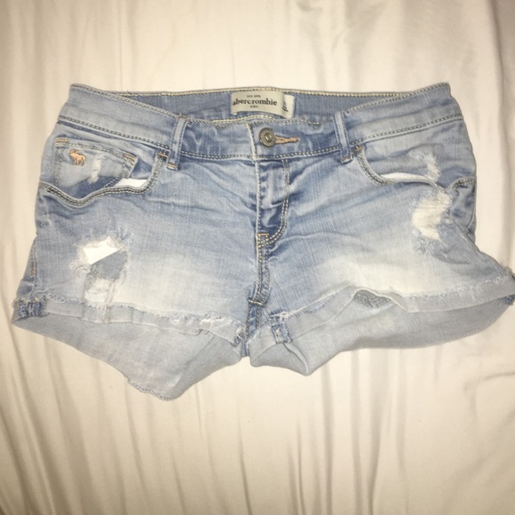 Distressed Abercrombie shorts
