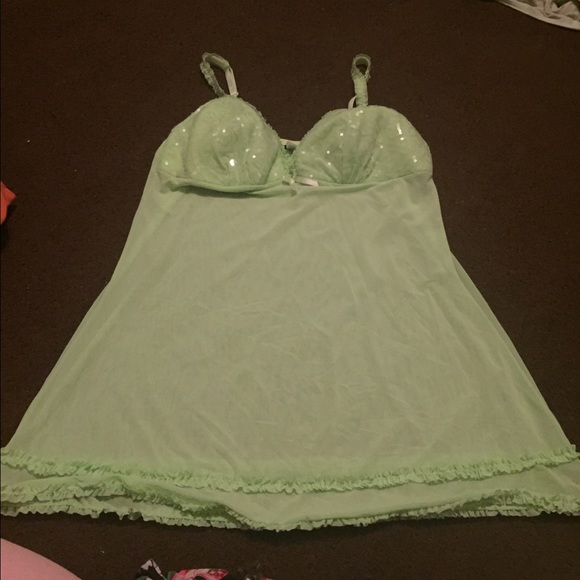 Green see threw nightie