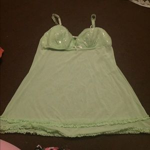 Green see threw nightie