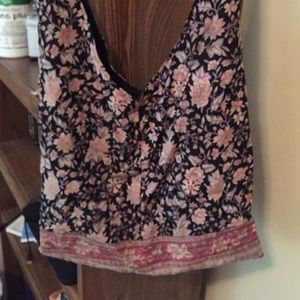 Boho fabric crossbody