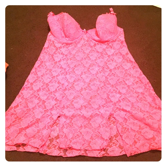 Pink see threw nightie Sexy Sexy