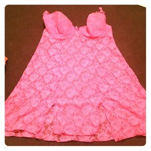 Pink see threw nightie Sexy Sexy