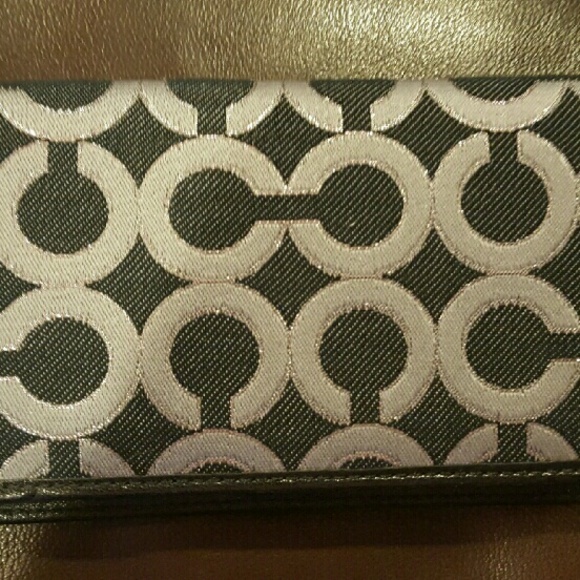 Coach checkbook cover