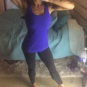 Champion workout bundle Blue topM/black leggingsSM