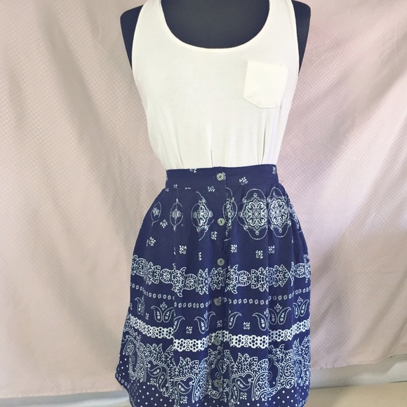 Bandana Print Skirt - Picture 3 of 3