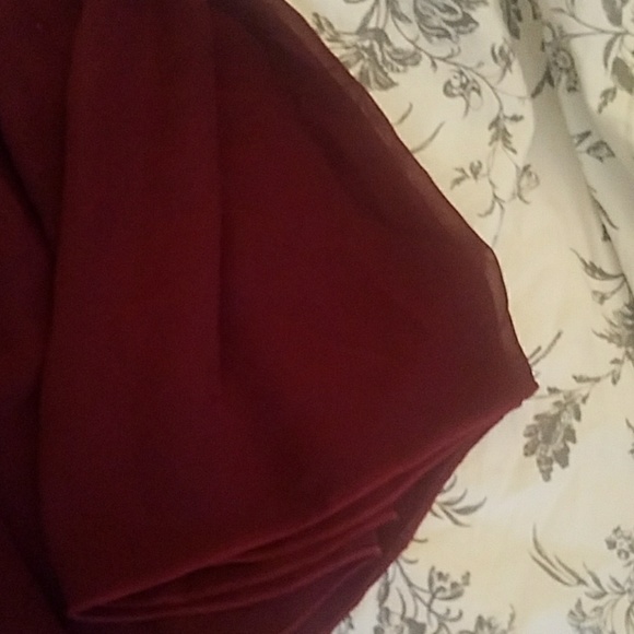 AA Chiffon Double-Layered Shirred Waist Skirt - Picture 5 of 6