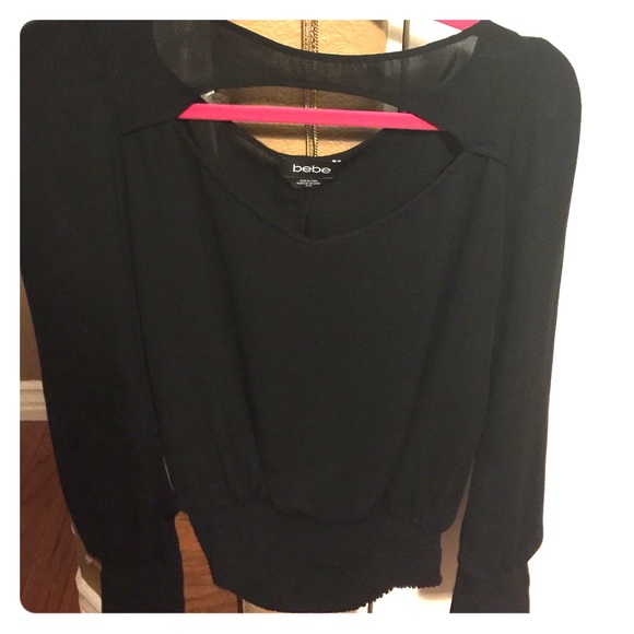 Black BEBE top
