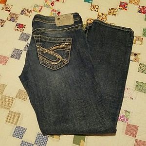 Silver Jeans Sam Boyfriend Capris 26 x 28