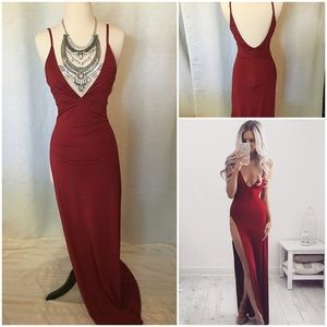 Sexy A&N Boutique Arabella Wine Dress