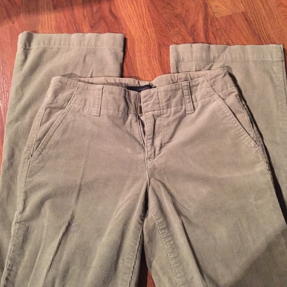 Express corduroy light green pants - Picture 2 of 3