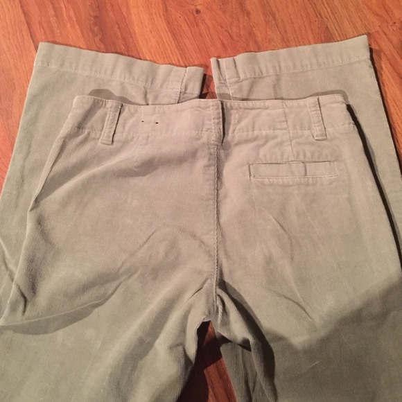 Express corduroy light green pants - Picture 3 of 3