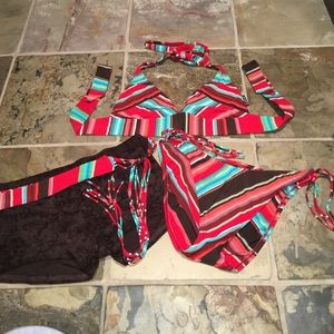 Bebe 3-piece Bikini