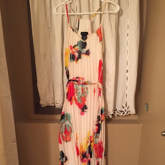 Floral prom dress.