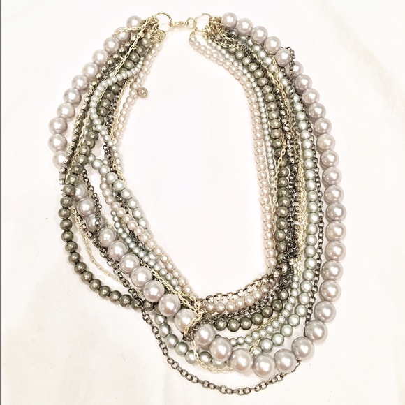 Stella & Dot Jewelry - Mixed Material Necklace