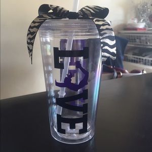 Love cheer tumbler