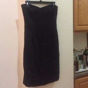 Little black dress - with little black beads